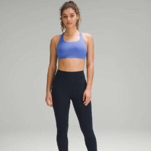 lululemon Women's Energy Bra Medium Support, B–D Cups Size: 6 - Wild Indigo